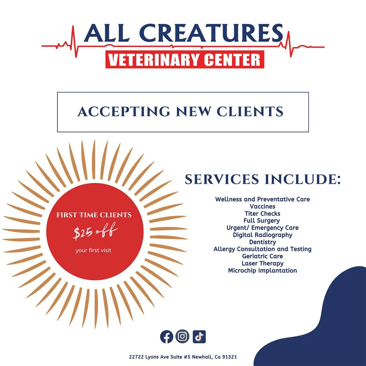 New Clients - All Creatures Veterinary Center