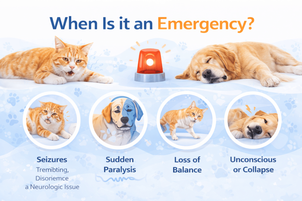 Veterinary Neurology Explained: A Complete Guide to Your Pet's Brain and Spine Health - All Creatures Veterinary Center When Is it an Emergency?