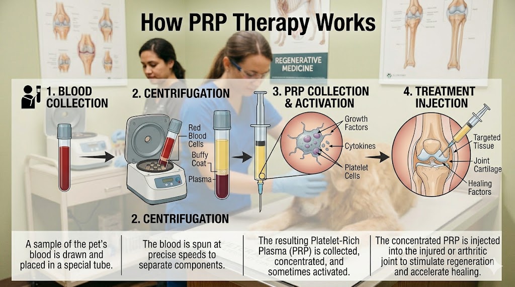 PRP Therapy in Pets - All Creatures Veterinary Center How PRP Therapy Works