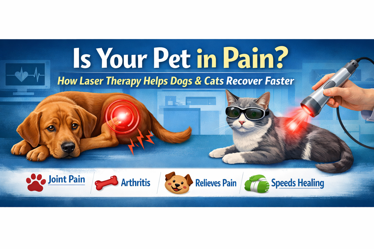 Is Your Pet in Pain? How Laser Therapy Helps Dogs & Cats Recover Faster
