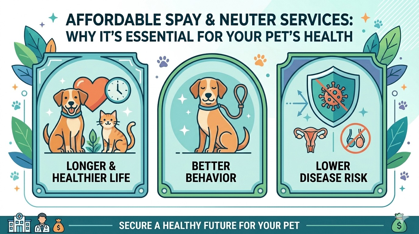 Affordable Spay & Neuter Services: Why It’s Essential for Your Pet’s Health