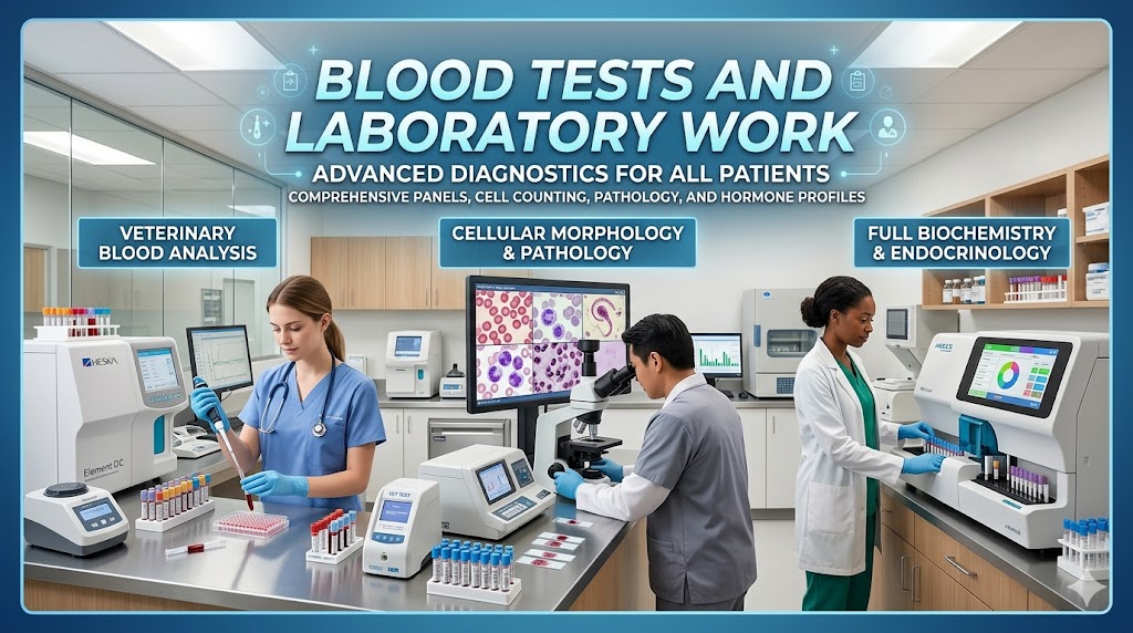How Modern Veterinary Diagnostics Save Pets' Lives - All Creatures Veterinary Center Blood Tests and Laboratory Work