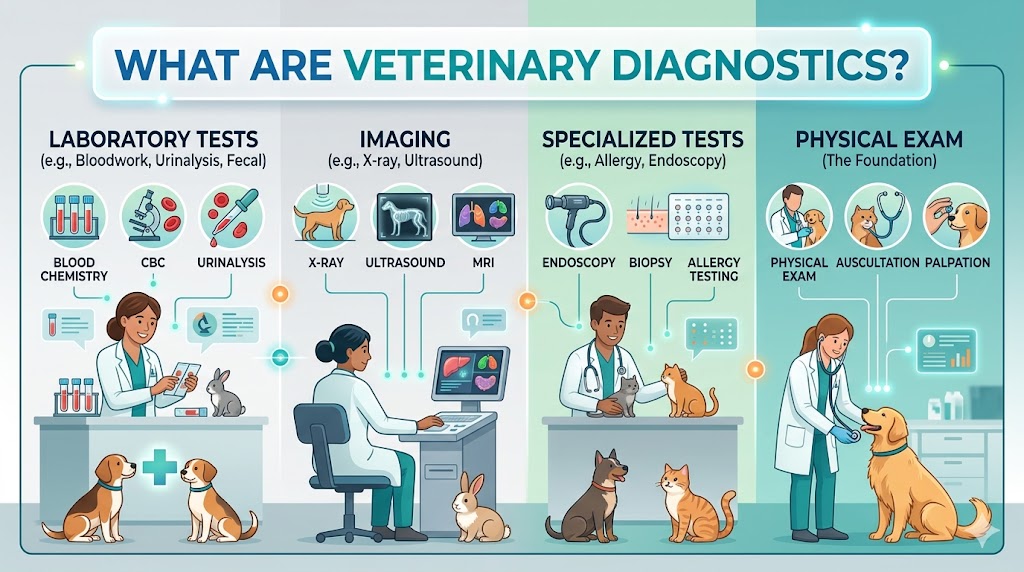 How Modern Veterinary Diagnostics Save Pets' Lives - All Creatures Veterinary Center What Are Veterinary Diagnostics?