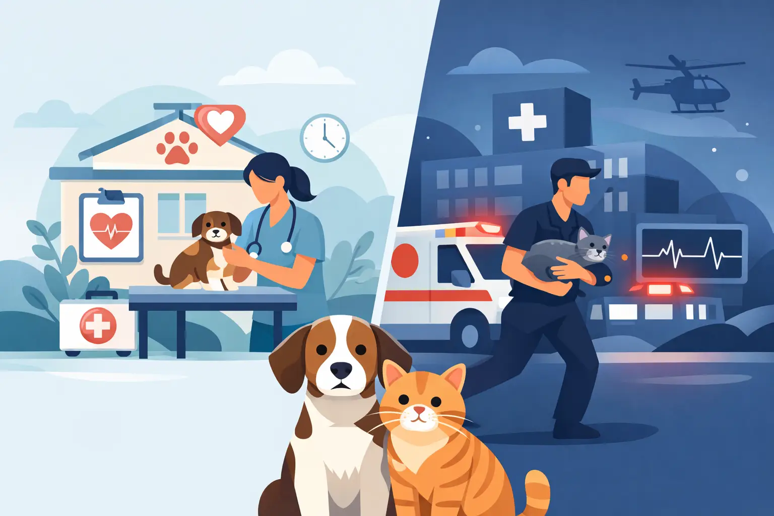 Pet Urgent Care vs Emergency Care Explained